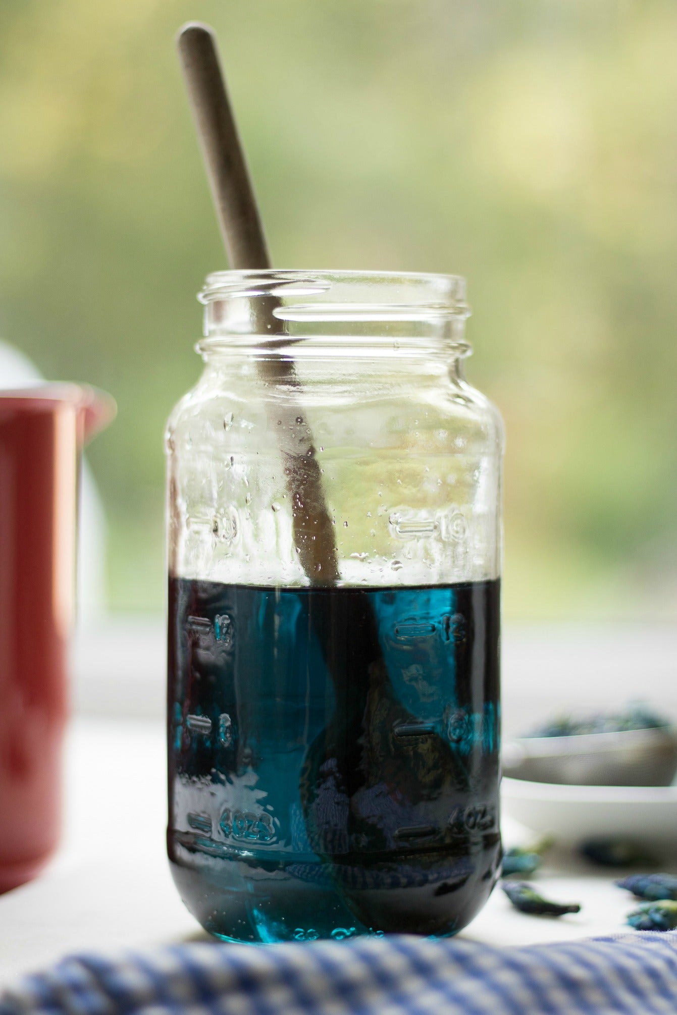 Blue Butterfly Pea Flower Simple Syrup