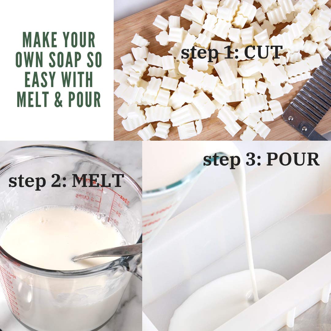 Easy soap making with all natural plant soap base 